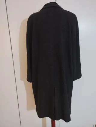 Abrigo lana gris talla XXXL