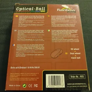 Ratón Óptico Rainbow 8D USB/PS2
