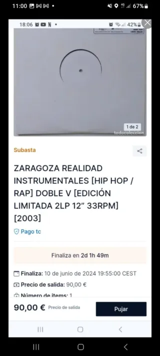 Vinilo Hip Hop Internacional