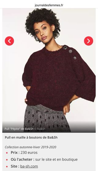 Jersey Ba&sh con Botones Joya