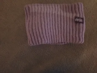 Diadema tejida invierno GRAN gris