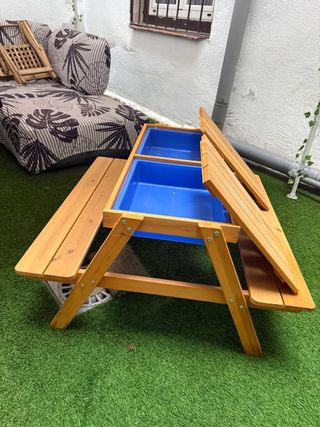 Mesa picnic infantil madera