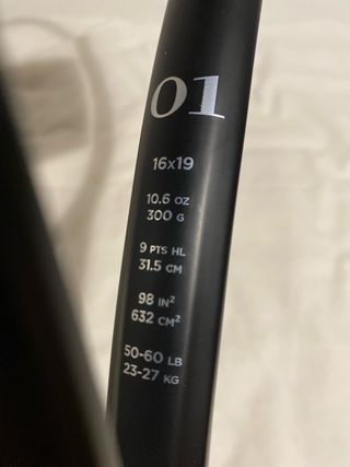 Raqueta Tenis Wilson RF 01 300g 16x19 GRIP 2 NUEVA