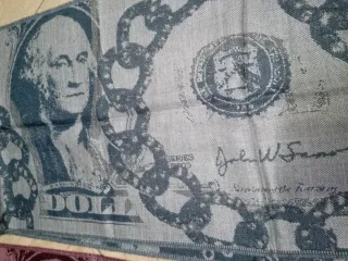 Set 2 Sciarpe Dollaro Americano