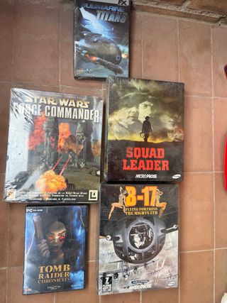 Lote 5 Juegos precintados para ordenador
