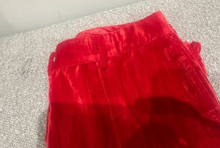 Pantalón terciopelo rojo talla 38