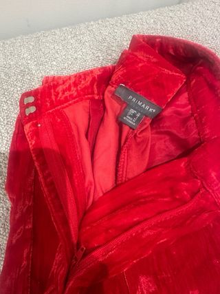 Pantalón terciopelo rojo talla 38