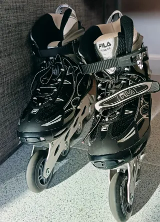 Patines Fila mod Diavolo. T 42.Bolsa y protectores