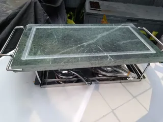 Piedra para cocinar mármol verde