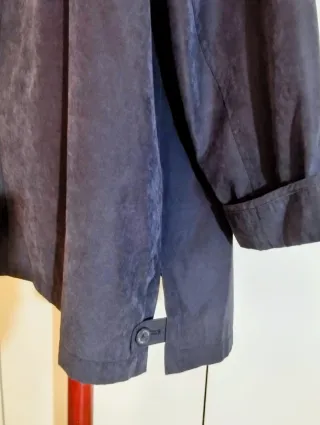 Gabardina azul marino talla XXXL