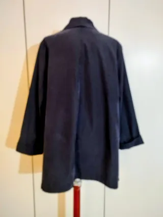 Gabardina azul marino talla XXXL