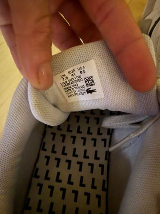 Zapatillas Lacoste Blancas Talla 41