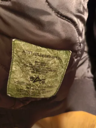 Chaqueta Bomber Alpha Industries XL Skull