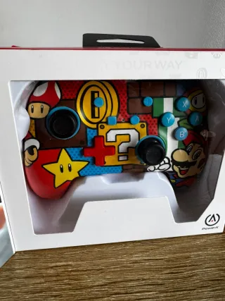 Mando Nintendo Switch PowerA Super Mario inalambri