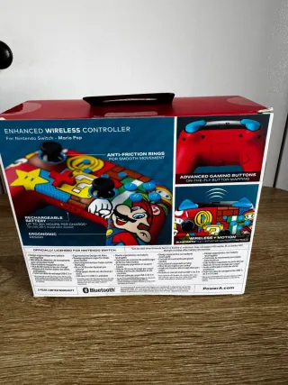 Mando Nintendo Switch PowerA Super Mario inalambri