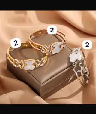 Lote 3 Pulseras Tous Oro y Plata