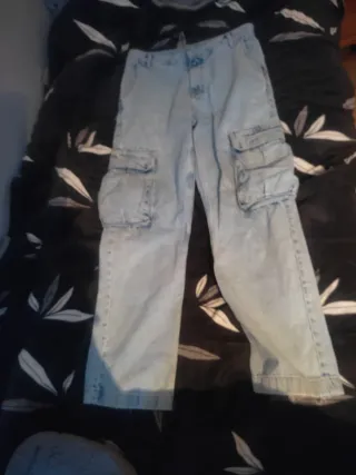 Pantalón vaquero cargo hombre Talla M