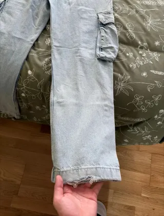 Pantalón vaquero cargo hombre Talla M