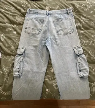 Pantalón vaquero cargo hombre Talla M