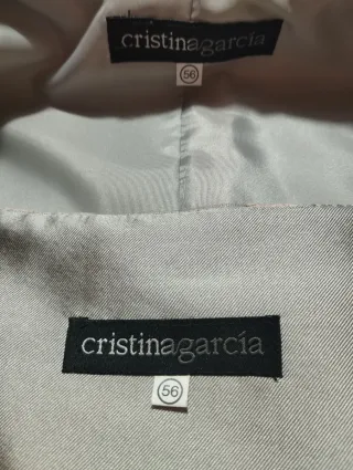 Conjunto Cristina García Chaqueta y Top Fiesta
