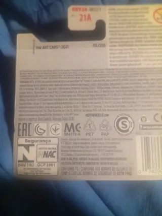 Coche Hot Wheels Azul