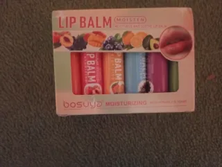 Set 6 Bálsamos Labiales Frutales BOSUYA