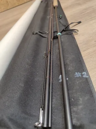 Caña de pescar ninfa 11 pies linea 2