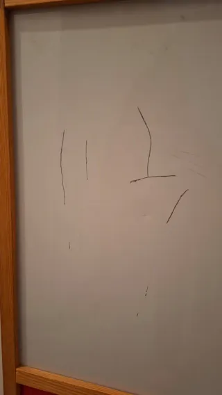 Pizarra infantil de madera