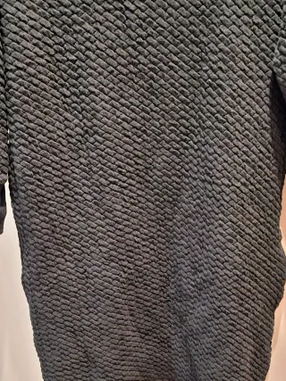 Vestido Zara punto gris Talla M