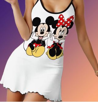 Camisón Minnie y Mickey Talla Única