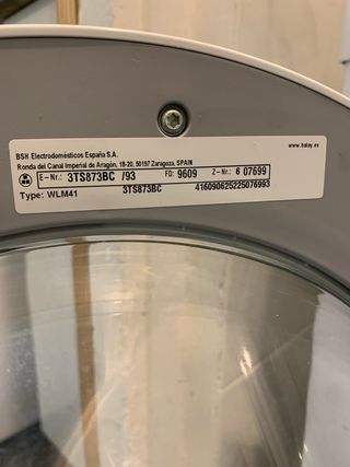 Lavadora Balay 7kg 3TS873BC