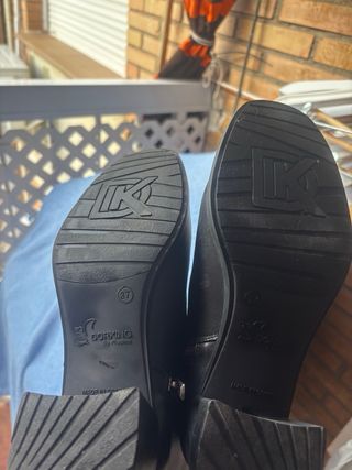 Botines Fluchos Negros Mujer