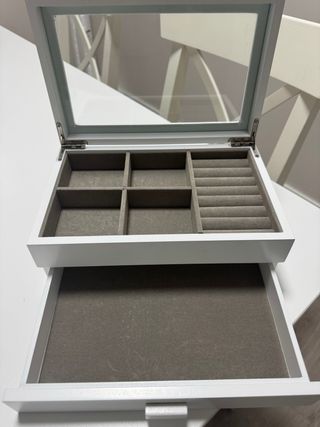 Joyero Blanco Zara Home con Espejo