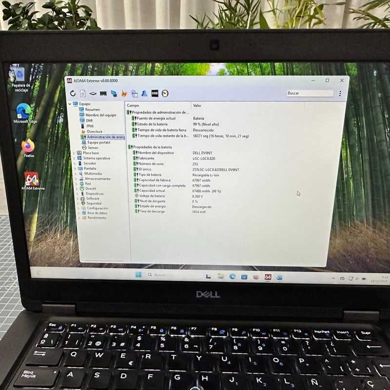 Ordenador Portátil Dell Latitude 5490 16GB RAM afbeelding 9