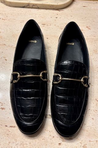 Mocasines piel MNG negros