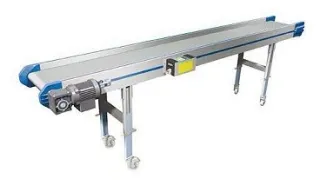 Cinta transportadora alimentación inox. 4 metros