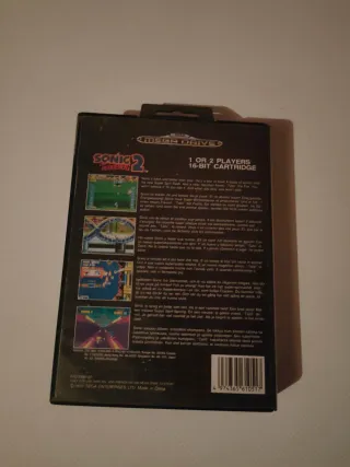 Mega Drive Sega Sonic 2 Cartucho