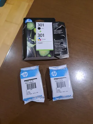 Pack 2 Cartuchos Tinta HP 301   Tricolor