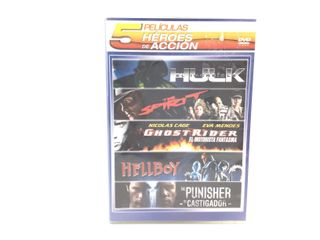 5 Películas DVD Héroes de Acción