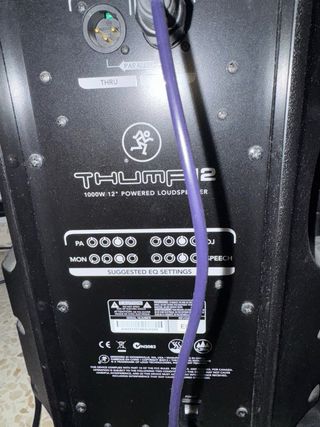 Altavoz Mackie Profesional 1000W Negro