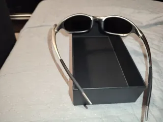 Gafas Juliet Plateadas para ciclistas.