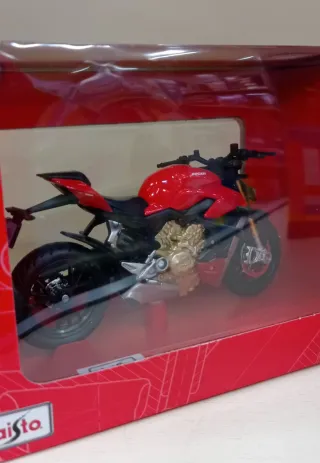 Moto Ducati Super Naked V4 S Maisto 1:18