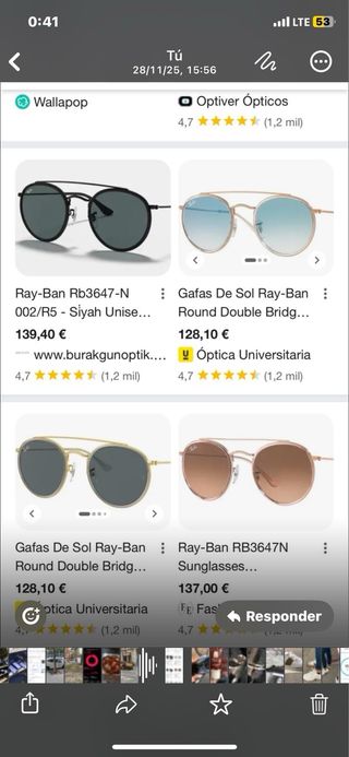 Gafas de sol Ray-Ban negras