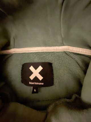 Sudadera Blue Banana Talla L Verde