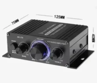 Amplificador Hi-Fi Audio AK-170 400W max + Fuente