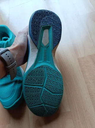 Zapatillas de pádel turquesa