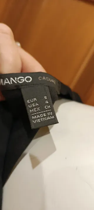 Vestido Mango Negro Talla M. Nuevo.