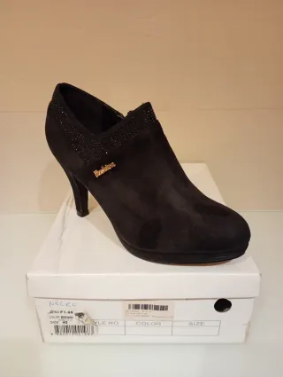 BOTINES NEGROS MUJER NUEVOS