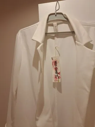 Americana Bana Talla Única Blanca