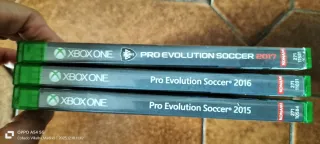 Lote 3 Juegos PES Xbox One: 2015, 2016, 2017